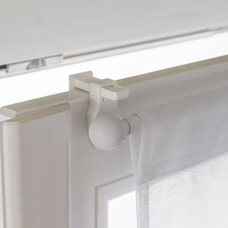 Centrale Brico Lot De 2 Supports Autoserrant Barre De Vitrage, 10 Mm Transparent Brut 4 Centrale Brico Lot De 2 Supports Autoserrant Barre De Vitrage, 10 Mm Transparent Brut – Image 4