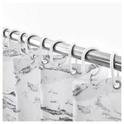 BRIDAY Rideaux De Douche Rustiques En Forêt Pour Camping-cars Pour Remorques De Voyage, Ensemble De Rideaux De Douche En Tissu Pour Camping-car, Arbre De Montagne Nature, Décor D'accessoires De Salle De Bain Pour Camping En Cabine, Crochets Inclus (47 W X 64 H) -Rideau et tringle Soldes 2024 37006027 3