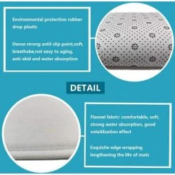 BARES Ensemble De Rideau De Douche Dauphin 4PCS, Ensemble De Rideau De Douche De Salle De Bain Avec Tapis, Couvercle De Couvercle De Toilette Antidérapant, Tapis En U, Tapis De Bain Avec 12 Crochets Ensembles De Rideaux De Douche Océan (Dauphin) -Rideau et tringle Soldes 2024 37668828 5