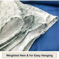 SUNFLOWER Rideau De Douche Bleu Anti-moisissure Avec Crochet Tissu Rideau De Douche Salle De Bain Rideau De Douche Monde Sous-marin 180cmx180cm -Rideau et tringle Soldes 2024 37767185 5