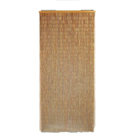 WENKO Rideau De Porte En Bambou - Largeur 90 X Longueur 200 - Beige 1 WENKO Rideau De Porte En Bambou - Largeur 90 X Longueur 200 - Beige