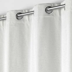 CDAFFAIRES Lot De 2 Rideaux Isolant Phonique Thermique Occultant 140 X 260 Cm Darko Blanc - Blanc 7 CDAFFAIRES Lot De 2 Rideaux Isolant Phonique Thermique Occultant 140 X 260 Cm Darko Blanc - Blanc -Rideau et tringle Soldes 2024 37949139 4