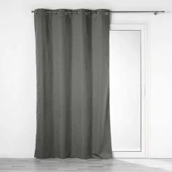 CDAFFAIRES Lot De 2 Rideaux Isolant Phonique Thermique Occultant 140 X 260 Cm Darko Gris - Anthracite 7 CDAFFAIRES Lot De 2 Rideaux Isolant Phonique Thermique Occultant 140 X 260 Cm Darko Gris - Anthracite -Rideau et tringle Soldes 2024 37949142 4