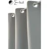 RIDEAUDISCOUNT Rideau Occultant Grande Largeur Grande Hauteur 275 X 280 Cm à Oeillets Uni Gris Moyen - Gris
