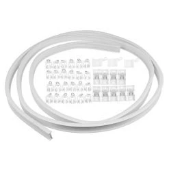 Rail De Tringle De Fenêtre à Courbe Droite De Douche Pliable Flexible De Plafond De Rail De Rideau (serrage Supérieur De 3M) Coxolo -Rideau et tringle Soldes 2024 38912675 3