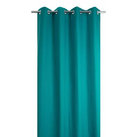 RIDEAUDISCOUNT Rideau Occultant Thermique 135 X 240 Cm à Oeillets Anti-Froid Uni Bleu - Bleu 2 RIDEAUDISCOUNT Rideau Occultant Thermique 135 X 240 Cm à Oeillets Anti-Froid Uni Bleu - Bleu – Image 2
