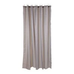 WADIGA Rideau De Douche Tissu Polyester Gris - 180x180cm - Gris