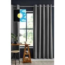 Rideaux Gris 140x180 HOME COLLECTION 785978 - Gris