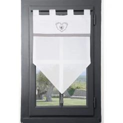 HOMEMAISON Brise Bise Pauline Gris 45 X 60 Cm - Gris