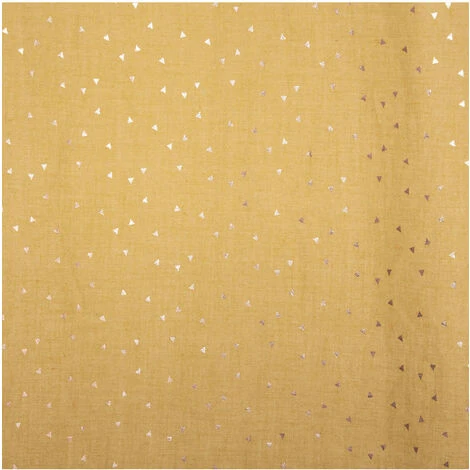 Atmosphera - Rideau Voilage Berlingot Jaune Moutarde 140 X 250 Cm - Ocre 2 Atmosphera - Rideau Voilage Berlingot Jaune Moutarde 140 X 250 Cm - Ocre – Image 2