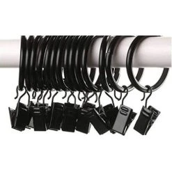 TANABATA Antirouille Anneaux De Rideaux Avec Pinces Metal Rideau Clips Crochet Anneaux Pour Rideaux Avec Pince En Métal Pinces Pour Anneaux De Rideau Diamètre 35 Mm Noir (30 Pièces) 9 TANABATA Antirouille Anneaux De Rideaux Avec Pinces Metal Rideau Clips Crochet Anneaux Pour Rideaux Avec Pince En Métal Pinces Pour Anneaux De Rideau Diamètre 35 Mm Noir (30 Pièces) -Rideau et tringle Soldes 2024 41581187 5