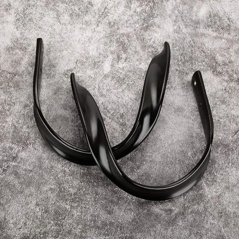 SUNFLOWER 2 Pièces De Retenue De Rideau En Alliage D'aluminium Embrasses De Draperie Murales Décoratives Avec Vis, Retenues De Traitement De Fenêtre Robustes Pour La Décoration Intérieure, Noir 1 SUNFLOWER 2 Pièces De Retenue De Rideau En Alliage D'aluminium Embrasses De Draperie Murales Décoratives Avec Vis, Retenues De Traitement De Fenêtre Robustes Pour La Décoration Intérieure, Noir