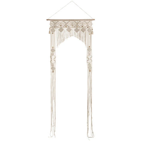 Rideau Fil Arche Macramé 90 X 200 Cm - Atmosphera - Ivoire 1 Rideau Fil Arche Macramé 90 X 200 Cm - Atmosphera - Ivoire