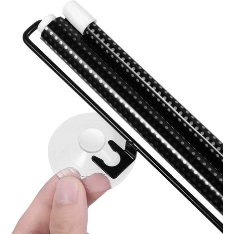 BRIDAY Balcon Perforé Gratuit Ventouse Parasol Rideau Occultant Stores Temporaires Drapé Portable 2 BRIDAY Balcon Perforé Gratuit Ventouse Parasol Rideau Occultant Stores Temporaires Drapé Portable – Image 2