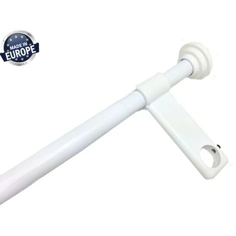 SECODIR 1 Barre Télescopique Du Sol Au Plafond Sans Perçage De 2m à 3m - Blanc Laqué 1 SECODIR 1 Barre Télescopique Du Sol Au Plafond Sans Perçage De 2m à 3m - Blanc Laqué