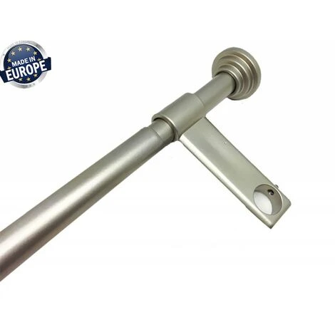 SECODIR 1 Barre Télescopique Du Sol Au Plafond Sans Perçage De 2m à 3m - Nickel Satiné 1 SECODIR 1 Barre Télescopique Du Sol Au Plafond Sans Perçage De 2m à 3m - Nickel Satiné