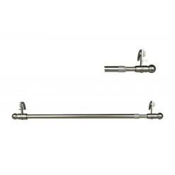 SECODIR Tringle Extensible Autobloquante 90 à 130cm Windorod - Nickel Mat