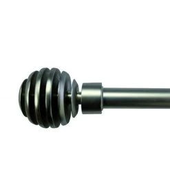 SECODIR Kit Tringle Extensible ø 16/19mm Soho 110 à 210 Cm - Nickel Mat C196