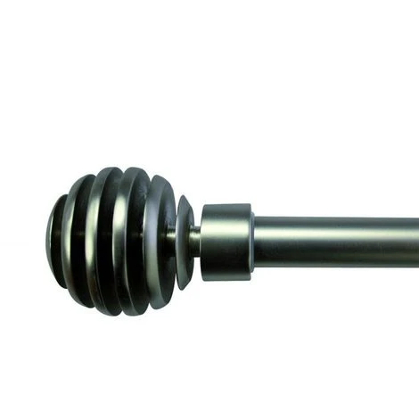 SECODIR Kit Tringle Extensible ø 16/19mm Soho 110 à 210 Cm - Nickel Mat C196 1 SECODIR Kit Tringle Extensible ø 16/19mm Soho 110 à 210 Cm - Nickel Mat C196