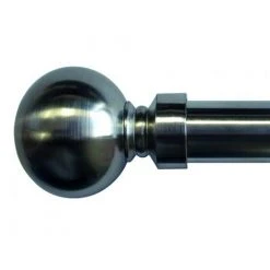 SECODIR Kit Tringle Extensible ø 25/28 Sphère 165 à 310cm - Nickel Brossé