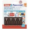 Fixation Adhésive Pour Rideaux Powerstrips® Tesa 58047-00002-20 Marron 4 Pc(s) - Marron