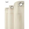 RIDEAUDISCOUNT Voilage Grande Largeur 280 X 240 Cm à 14 Oeillets Effet Lin Irisé Ecru Avec Fil Lurex Doré - Ecru