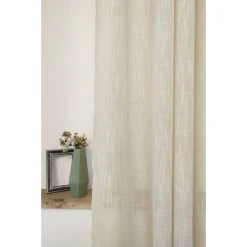 RIDEAUDISCOUNT Voilage Grande Largeur 280 X 240 Cm à 14 Oeillets Effet Lin Irisé Ecru Avec Fil Lurex Doré - Ecru 6 RIDEAUDISCOUNT Voilage Grande Largeur 280 X 240 Cm à 14 Oeillets Effet Lin Irisé Ecru Avec Fil Lurex Doré - Ecru -Rideau et tringle Soldes 2024 45733492 3