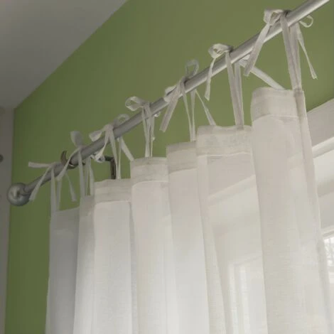 Centrale Brico Voilage Tamisant, Derry Blanc L.140 X H.240 Cm 1 Centrale Brico Voilage Tamisant, Derry Blanc L.140 X H.240 Cm