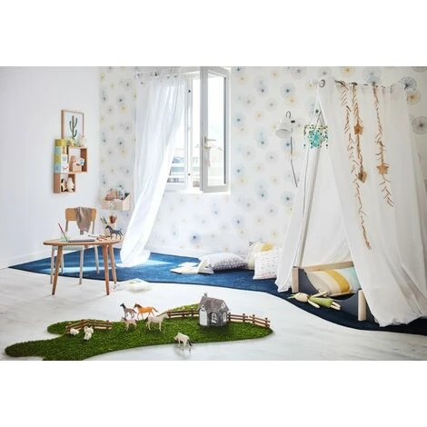 Centrale Brico Voilage Tamisant, Derry Blanc L.140 X H.240 Cm 4 Centrale Brico Voilage Tamisant, Derry Blanc L.140 X H.240 Cm – Image 4