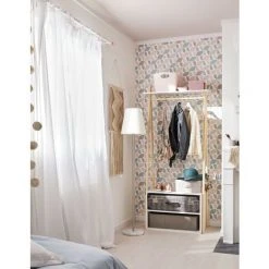 Centrale Brico Voilage Tamisant, Derry Blanc L.140 X H.240 Cm 9 Centrale Brico Voilage Tamisant, Derry Blanc L.140 X H.240 Cm -Rideau et tringle Soldes 2024 46371781 5