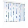 CASA PURA Store Enrouleur De Douche Mosaic 80 X 240 Cm - Bleu