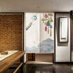 Rideau De Porte Japonais, Japon, Restaurant, Rideau De Chambre, Mur De Tapisserie, Rideaux, Rideau De Séparation (65 * 90cm)，Starlight -Rideau et tringle Soldes 2024 46969806 5