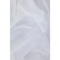 RIDEAUDISCOUNT Voilage 280 X 240 Cm 14 Oeillets Grande Largeur Mat Fines Lignes Tissées Blanc - Blanc -Rideau et tringle Soldes 2024 4710738 3