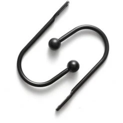 Lot De 4 Embrasses Décoratives Pour Rideaux, Noir Macaron