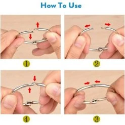 Anneaux Pour Rideaux,Anneau Rideau Avec Pinces,Décoratif Métal Drapé Clip Crochets Ensemble Diamètre Intérieur De Argent,Antirouille,Facile Ouvert Anneaux à Pince,Starlight,20 Pièces 8 Anneaux Pour Rideaux,Anneau Rideau Avec Pinces,Décoratif Métal Drapé Clip Crochets Ensemble Diamètre Intérieur De Argent,Antirouille,Facile Ouvert Anneaux à Pince,Starlight,20 Pièces -Rideau et tringle Soldes 2024 51215545 4