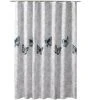 GroupM Rideau De Douche Imperméable épaissi De Type Mouche Papillon Rideau De Douche En Polyester (80 * 180CM)