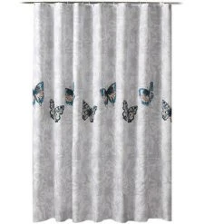GroupM Rideau De Douche Imperméable épaissi De Type Mouche Papillon Rideau De Douche En Polyester (80 * 180CM)