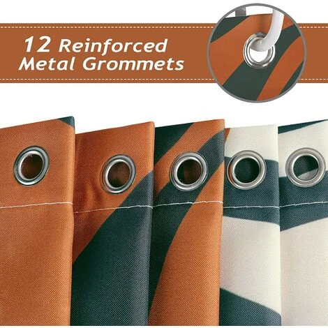 ELLE Minimaliste Boho Feuilles Tropicales Rideau De Douche 180 X 180 Cm Rideau De Douche Tissu Polyester Résistant À La Moisissure Imperméable Rideau De Douche Imperméable 3 ELLE Minimaliste Boho Feuilles Tropicales Rideau De Douche 180 X 180 Cm Rideau De Douche Tissu Polyester Résistant À La Moisissure Imperméable Rideau De Douche Imperméable – Image 3