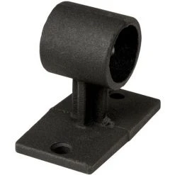 DECO MODE Support Pour Barre De Rideaux Intensions Mur/plafond Noir Mat Industriel