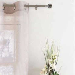 LUANCE Kit Ext 210-380cm D19 Terminal Demeure - Noir / Argent -Rideau et tringle Soldes 2024 52531595 3