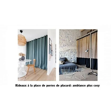 MadeInNature, Tringle à Rideaux Fer Forgé Entre-murs, Tringle Penderie, Couleur Et Longueur Au Choix Ø 20 Mm + 2 Supports - Argent Mat - Longueur 1.50 M. - Argent Mat 5 MadeInNature, Tringle à Rideaux Fer Forgé Entre-murs, Tringle Penderie, Couleur Et Longueur Au Choix Ø 20 Mm + 2 Supports - Argent Mat - Longueur 1.50 M. - Argent Mat – Image 5