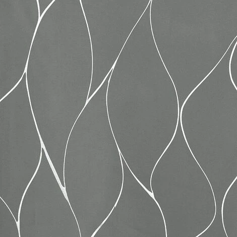 Deconovo Rideaux Occultants Thermique Isolant, Motifs Ligne Doré, 2 Pieces, 140x240 Cm, Gris Clair - Gris Clair 5 Deconovo Rideaux Occultants Thermique Isolant, Motifs Ligne Doré, 2 Pieces, 140x240 Cm, Gris Clair - Gris Clair – Image 5