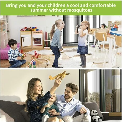 DENUOTOP Magnétique Rideau De Porte Antimoustique Moustiquaire De Porte Avec Fermeture Aimantée Sans Perçage Pour (100 * 210cm) 5 DENUOTOP Magnétique Rideau De Porte Antimoustique Moustiquaire De Porte Avec Fermeture Aimantée Sans Perçage Pour (100 * 210cm) – Image 5