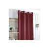 LOVELY CASA Rideau Obscurcissant (140 X 260 Cm) Copenhague Rouge Foncé