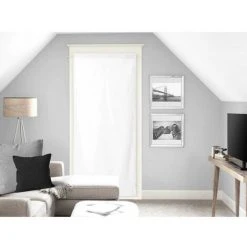 SOLEIL D'OCRE Voile Pour Porte Fenêtre 70x200 Cm DOLLY Blanc - Blanc