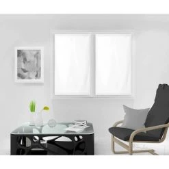 SOLEIL D'OCRE Paire De Brise Bise 70x120 Cm DOLLY Blanc - Blanc