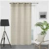 SOLEIL D'OCRE Rideau à Oeillet En Coton 135x250 Cm KHEOPS Taupe - Taupe