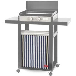 Le Marquier Rideau En Coton Pour Plancha Française - Edition Limitée Artiga - Lacquy Bleu