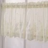 THSINDE Rideaux Courts En Dentelle, Rideaux Occultants Petite Fenetre, Rideaux Pour Fenêtre De Cuisine Moderne.