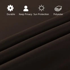 ASUPERMALL Ensemble De Rideaux Pour Portes Françaises Avec Trous, Isolation Thermique Et Réduction Du Bruit, Avec Attaches, Triple Tissage, Opacité 90%-95%, Sans Vinyle, Lavable En Machine, W63Cm*H182Cm, 2 Pcs, Marron - Marron 7 ASUPERMALL Ensemble De Rideaux Pour Portes Françaises Avec Trous, Isolation Thermique Et Réduction Du Bruit, Avec Attaches, Triple Tissage, Opacité 90%-95%, Sans Vinyle, Lavable En Machine, W63Cm*H182Cm, 2 Pcs, Marron - Marron -Rideau et tringle Soldes 2024 55283911 3